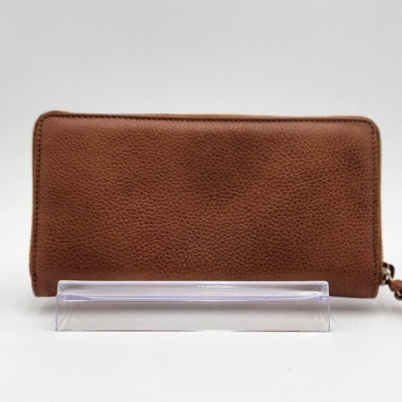 NEW! AUTHENTIC GUCCI GG CALF LEATHER TASSEL LONG WALLET IN WHISKY BROWN - Picture 2 of 13